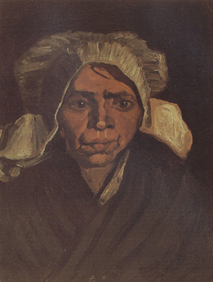 Head of a Peasant Woman with White Cap (nn04)